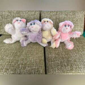 Purr Tenders Cats Vintage Stuffed Animals Vibration Boxes work One Owner Clean